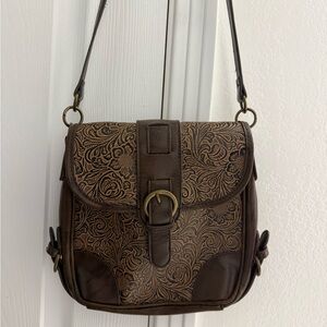Vintage Levi’s Elegant Brown Patterned Women's Bag